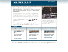 Tablet Screenshot of masterclassstocks.com